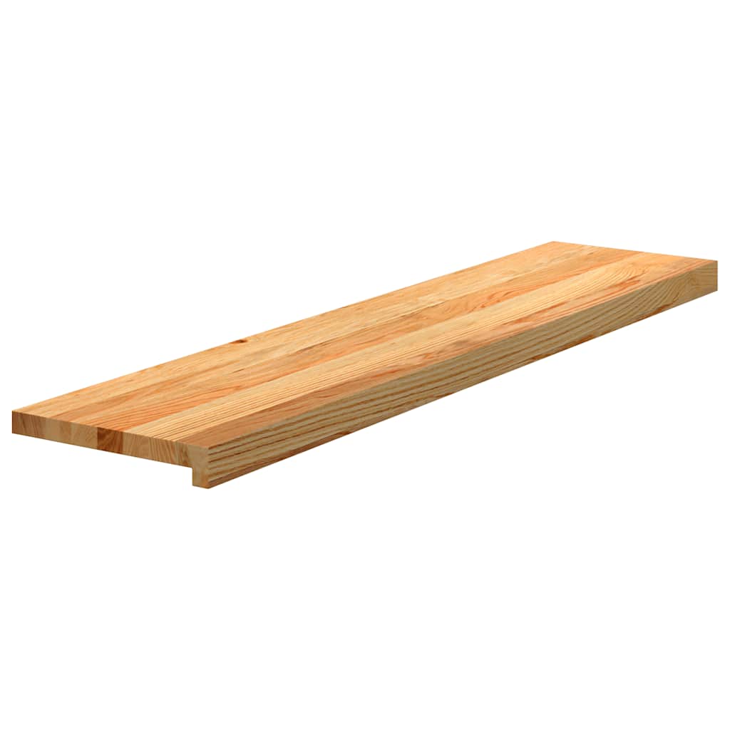 Gazišta stepenice 2 kom svjetlosmeđi 110x30x2 cm masivna hrast