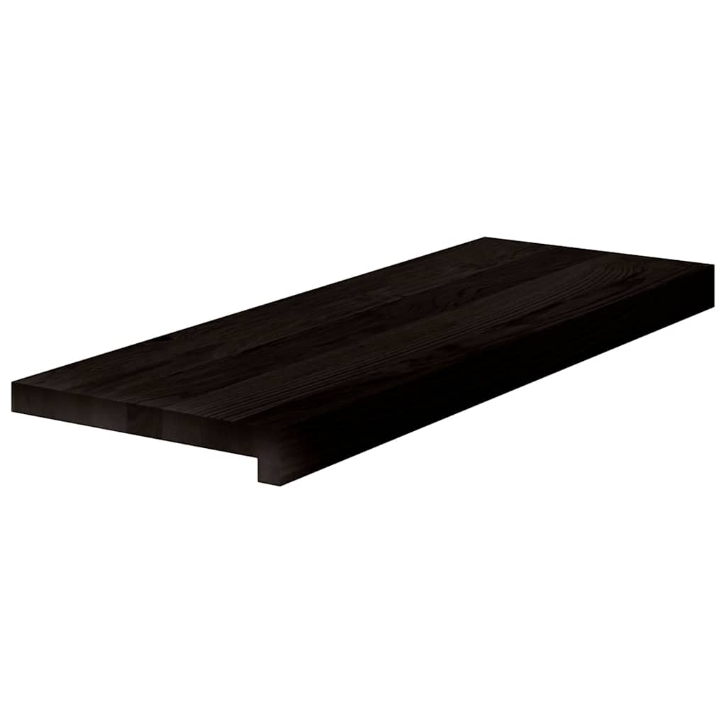 Gazišta stepenice 2 kom tamnosmeđi 70x30x2 cm masivna hrast