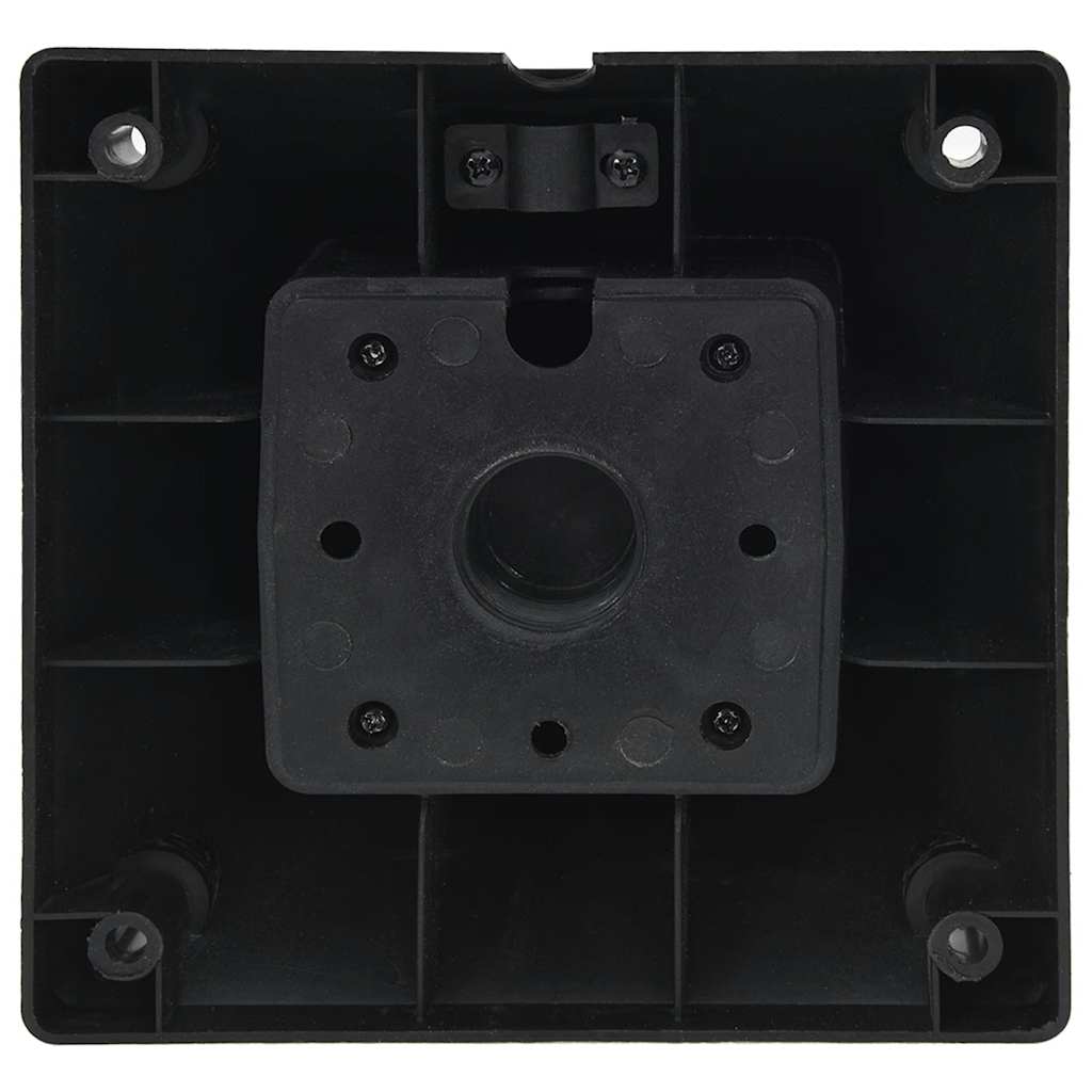 Vanjski stup s utičnicama 4-smjerni crno-zeleni 16x16x39,5 cm