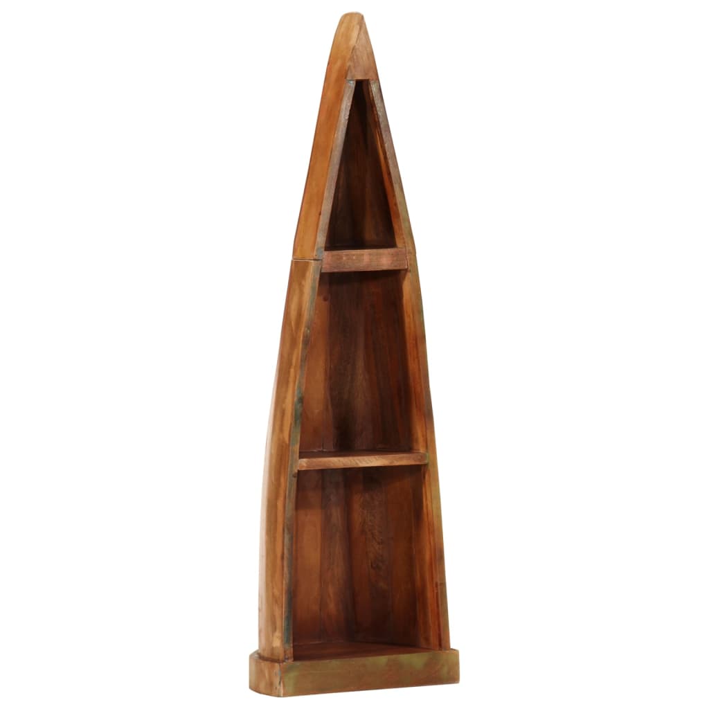 Ormarić u obliku čamca 39 x 27 x 127 cm masivno obnovljeno drvo