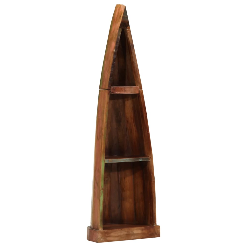 Ormarić u obliku čamca 39 x 27 x 127 cm masivno obnovljeno drvo