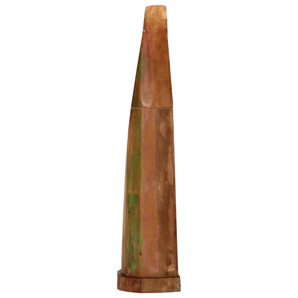 Ormarić u obliku čamca 39 x 27 x 127 cm masivno obnovljeno drvo
