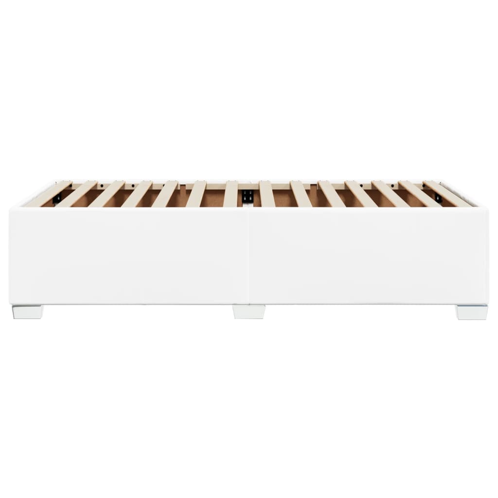 Okvir za krevet bijeli 80 x 200 cm od umjetne kože