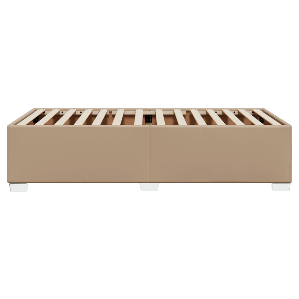 Okvir za krevet boja cappuccina 90x200 cm od umjetne kože