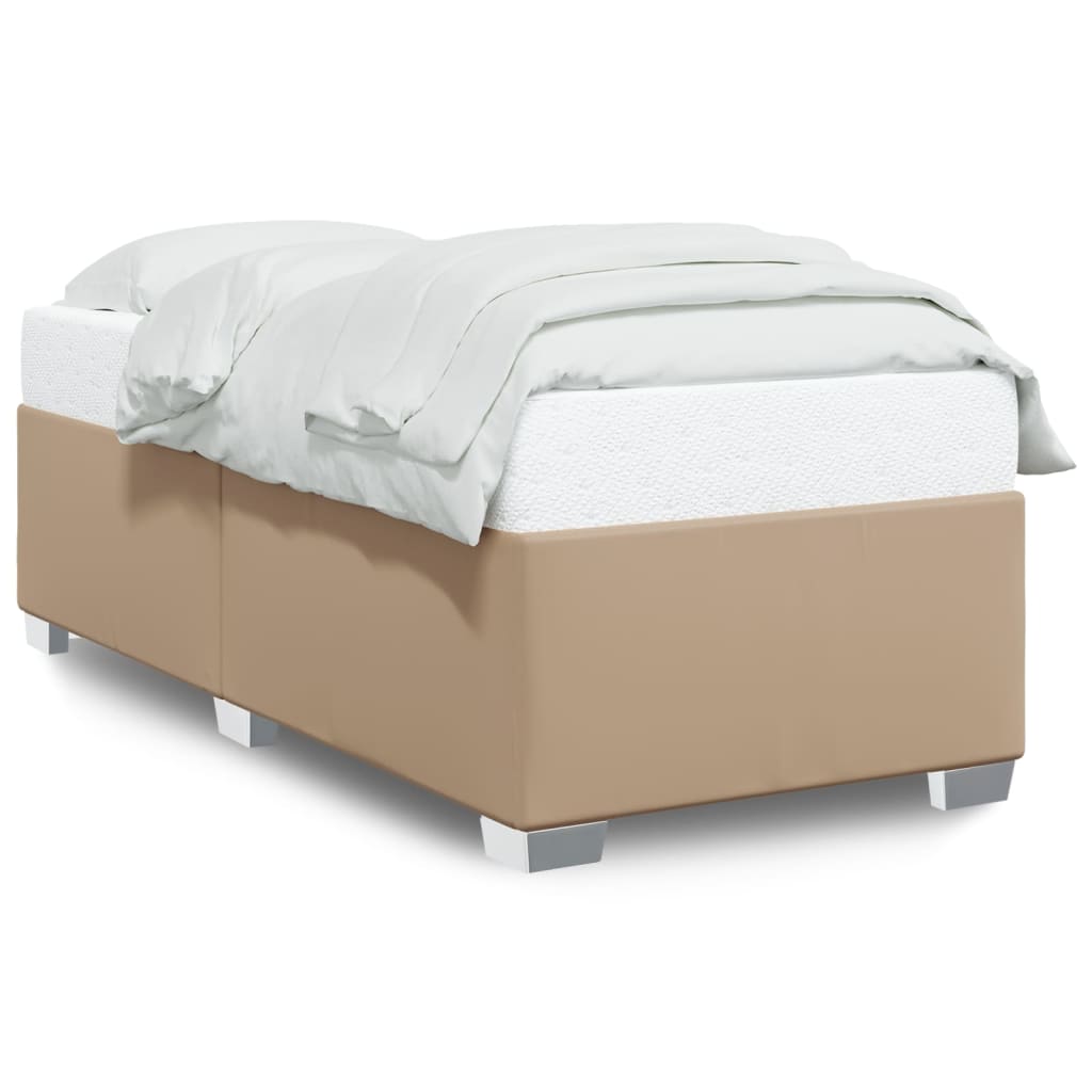 Okvir za krevet boja cappuccina 100x200 cm umjetna koža