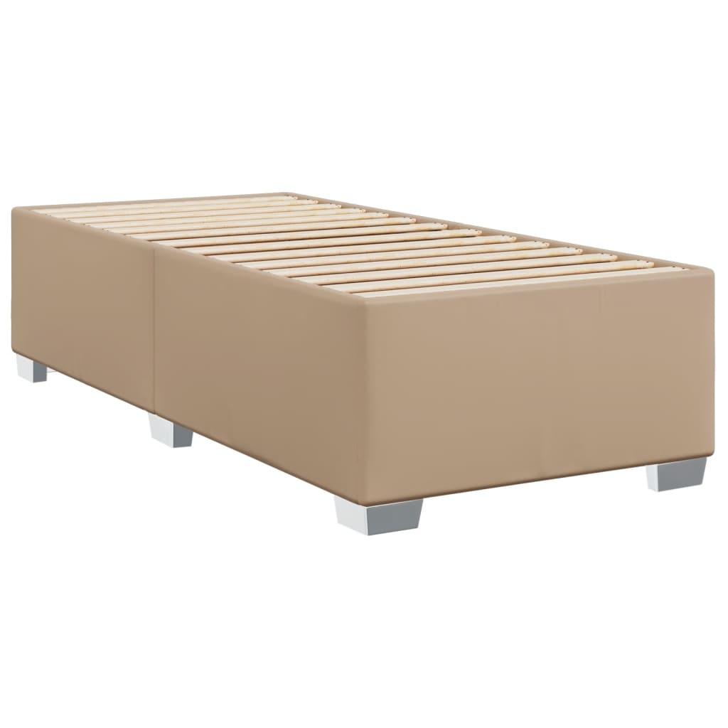 Okvir za krevet boja cappuccina 100x200 cm umjetna koža