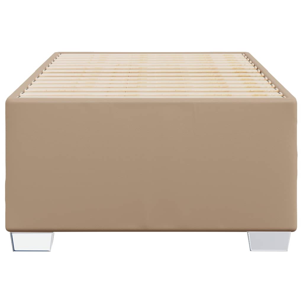 Okvir za krevet boja cappuccina 100x200 cm umjetna koža