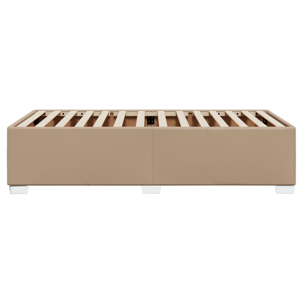 Okvir za krevet boja cappuccina 100x200 cm umjetna koža