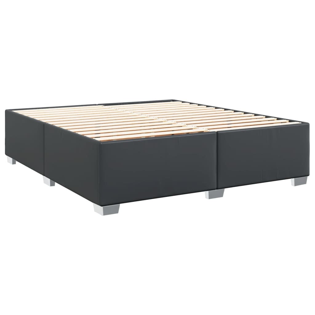 Okvir za krevet crni 200x200 cm od umjetne kože