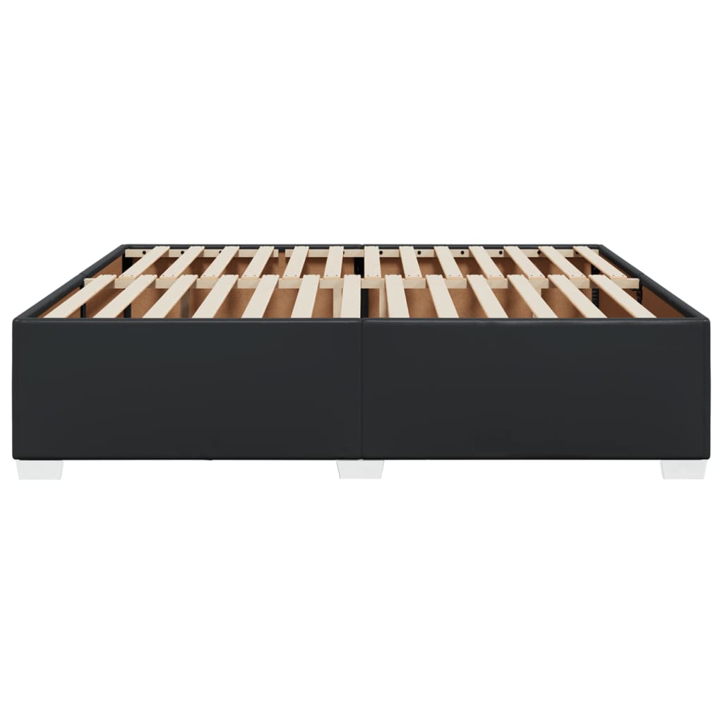 Okvir za krevet crni 200x200 cm od umjetne kože
