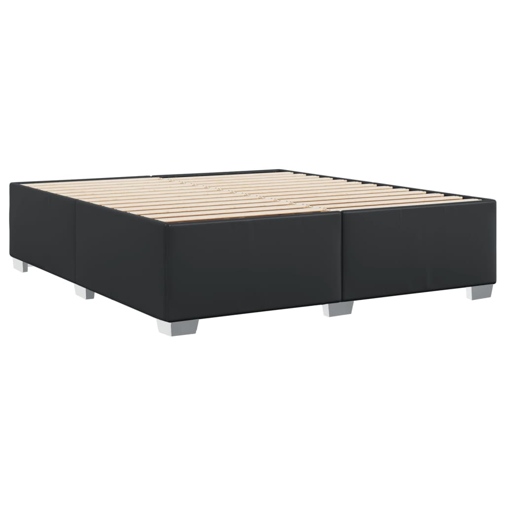 Okvir za krevet crni 200x200 cm od umjetne kože