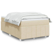Krevet box spring s madracem krem 120 x 190 cm od tkanine