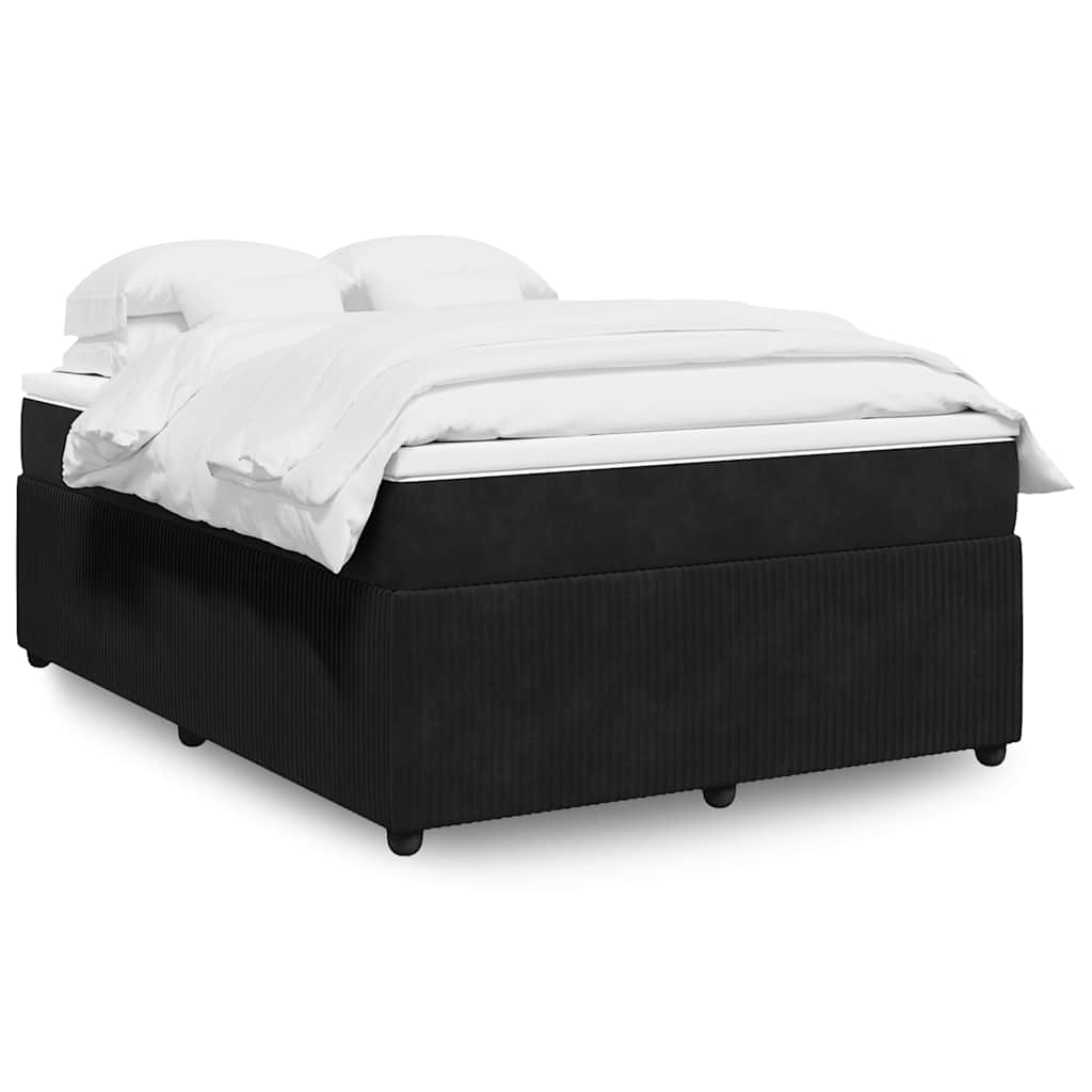 Box spring krevet s madracem baršunasti