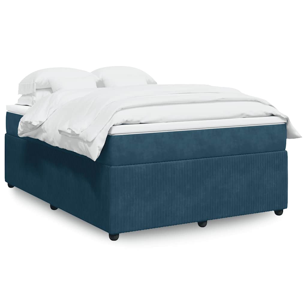 Box spring krevet s madracem baršunasti