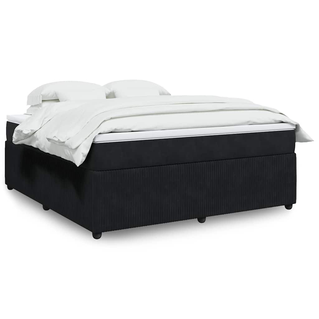 Box spring krevet s madracem baršunasti