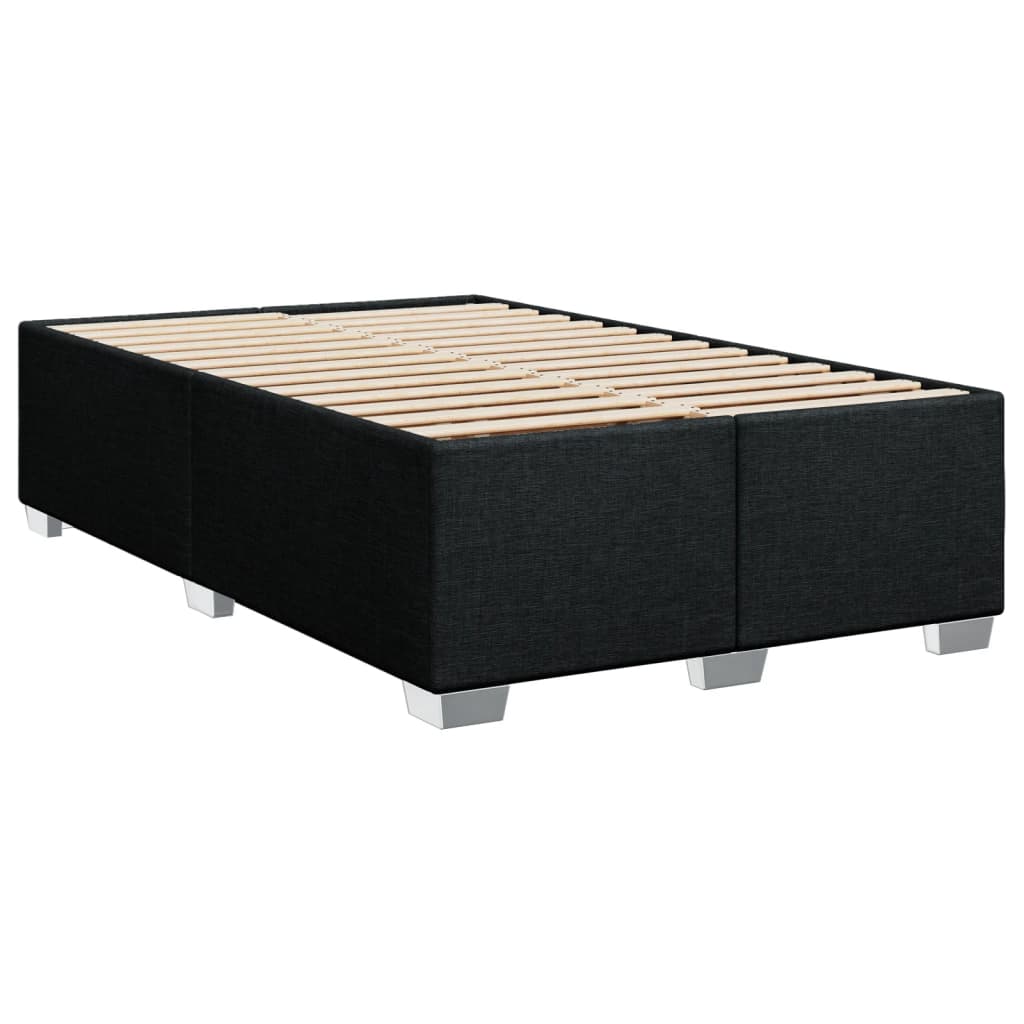 Box spring krevet s madracem crni 90x190 cm od tkanine