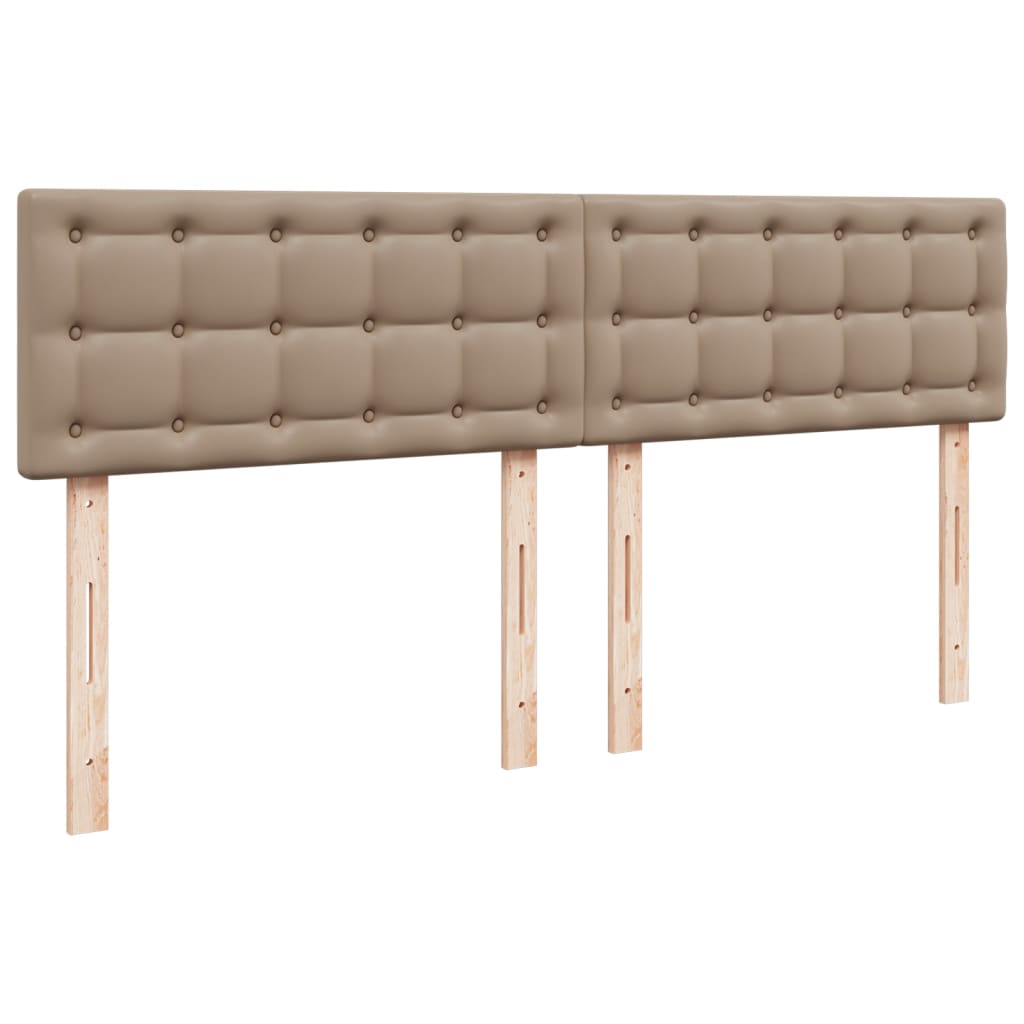 Krevet box spring s madracem cappuccino 180x200 cm umjetna koža