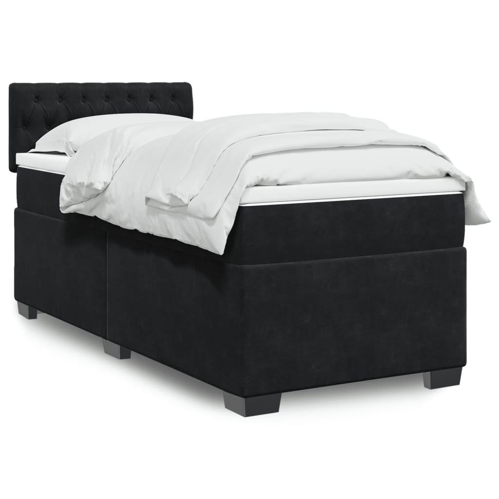 Box spring krevet s madracem baršunasti