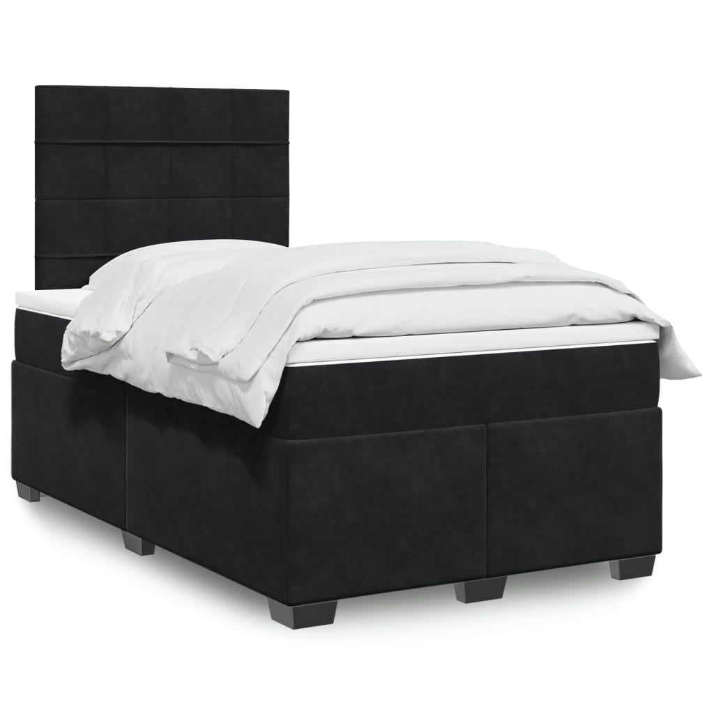 Box spring krevet s madracem baršunasti
