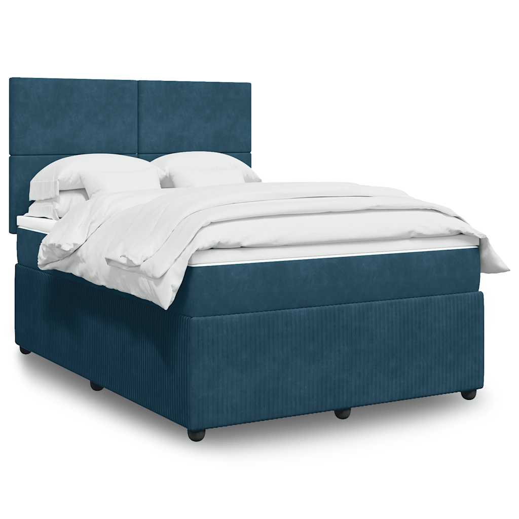 Box spring krevet s madracem baršunasti