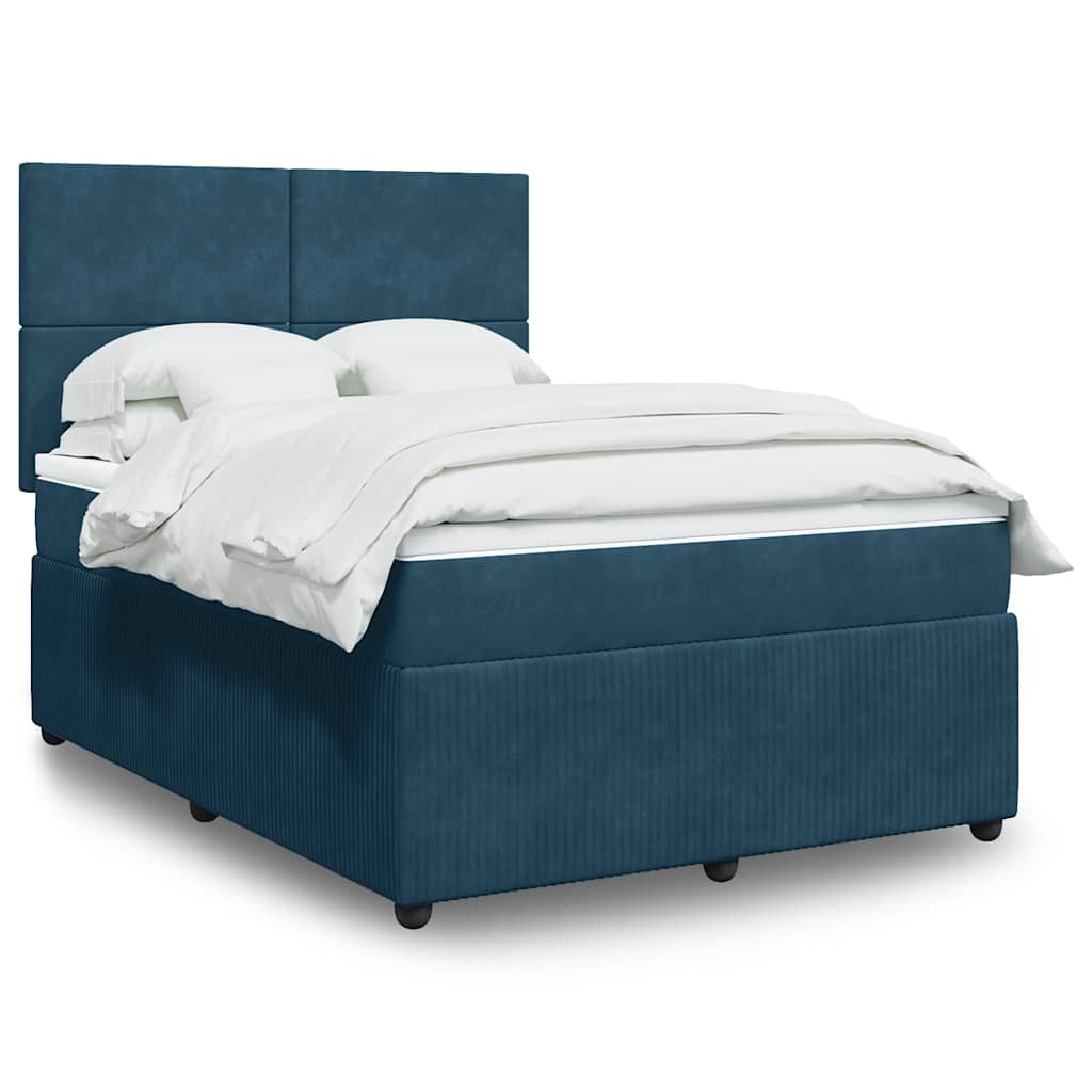 Box spring krevet s madracem baršunasti