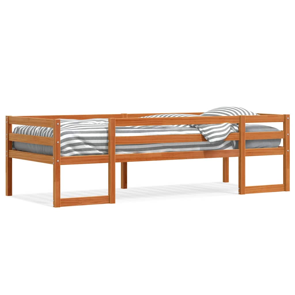 Okvir za dječji krevet voštano smeđi 80 x 200 cm borovina