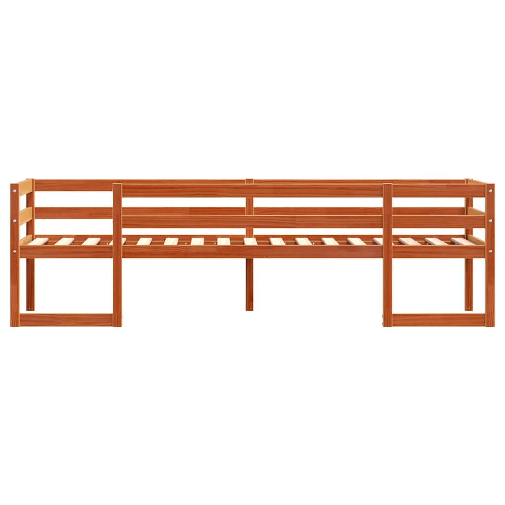 Okvirza dječji krevet voštano smeđi 75 x 190 cm borovina