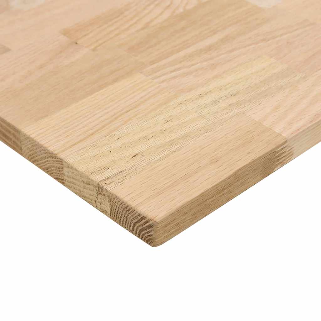 Radna ploča Neobrađena 80x50x2,5 cm Masivno drvo Hrast Pravokutna