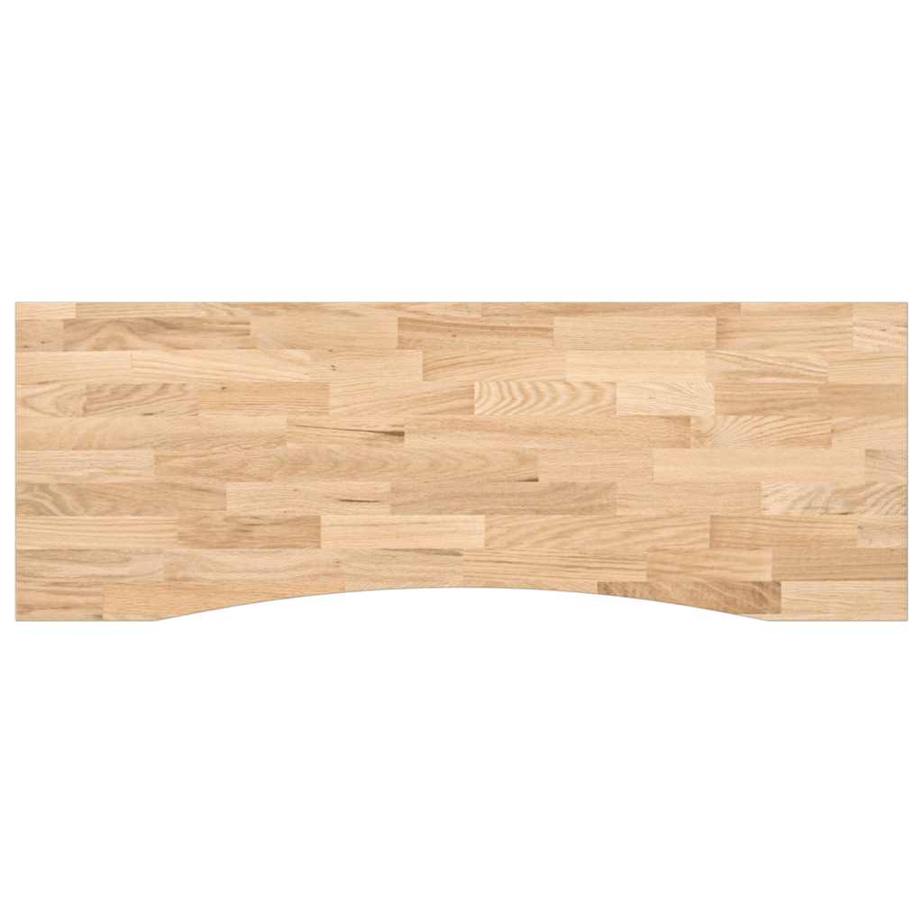 Ploča za radni stol 140x50x2,5cm netretirane masivne hrastovine