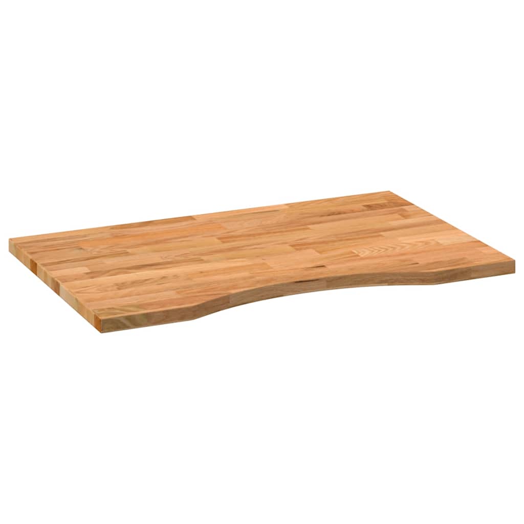 Ploča za radni stol svjetlosmeđa 80x60x2,5 cm drveni pravokutni