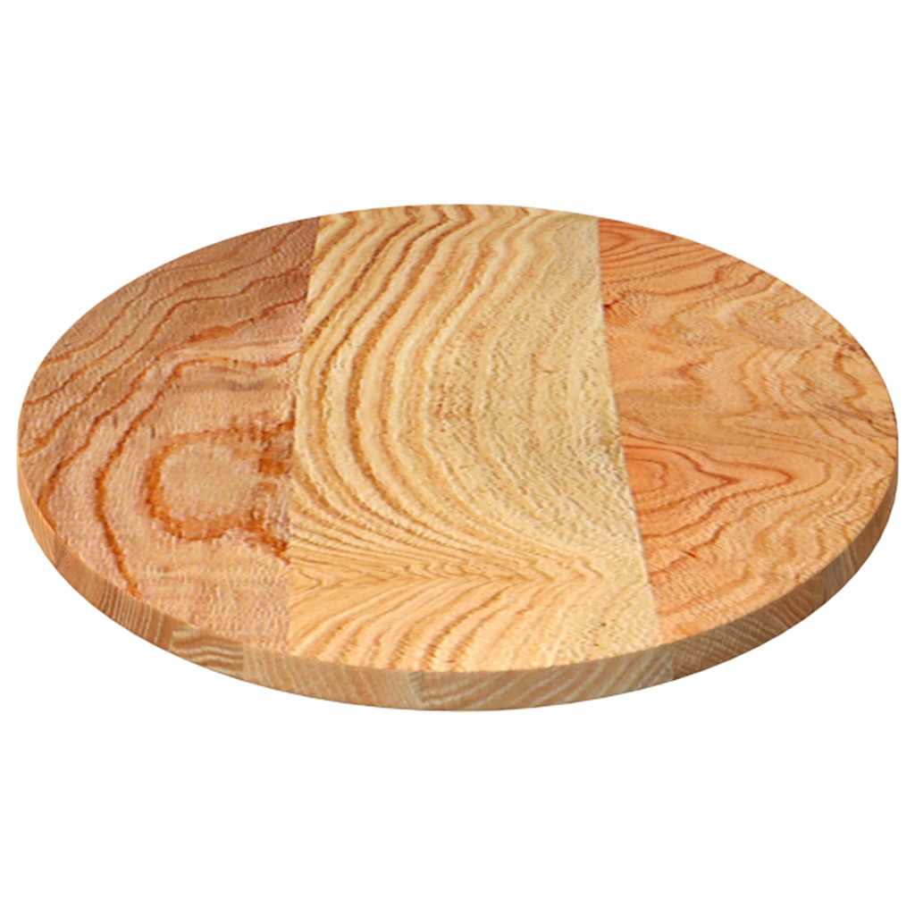 Stolna ploča svjetlosmeđa 100x50x2 cm ovalna masivna hrastovina