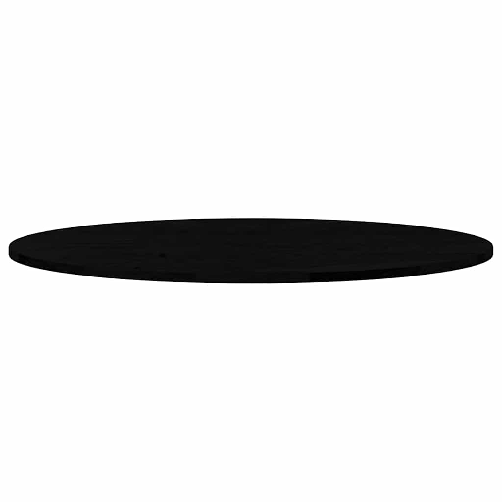 Stolna ploča tamnosmeđa 100x50x2 cm ovalna masivna hrastovina