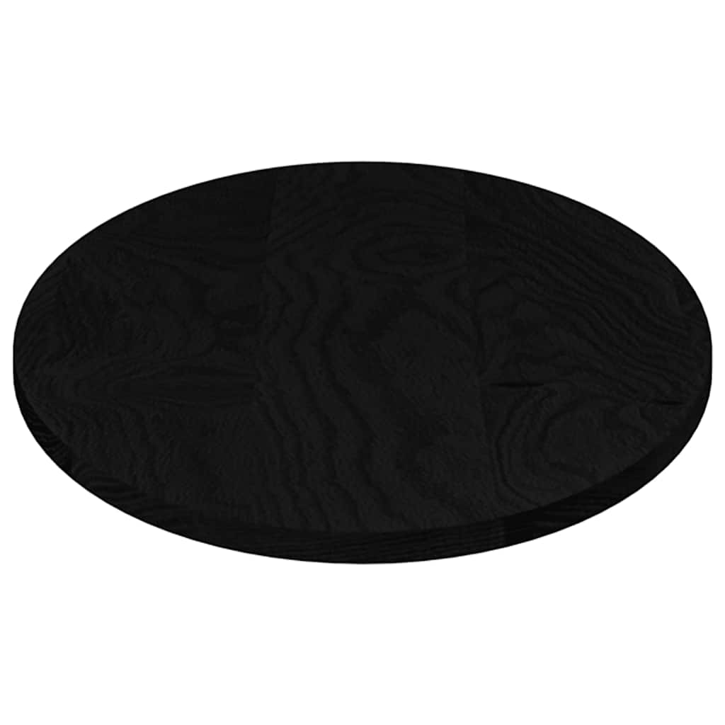 Stolna ploča tamnosmeđa 100x50x2 cm ovalna masivna hrastovina