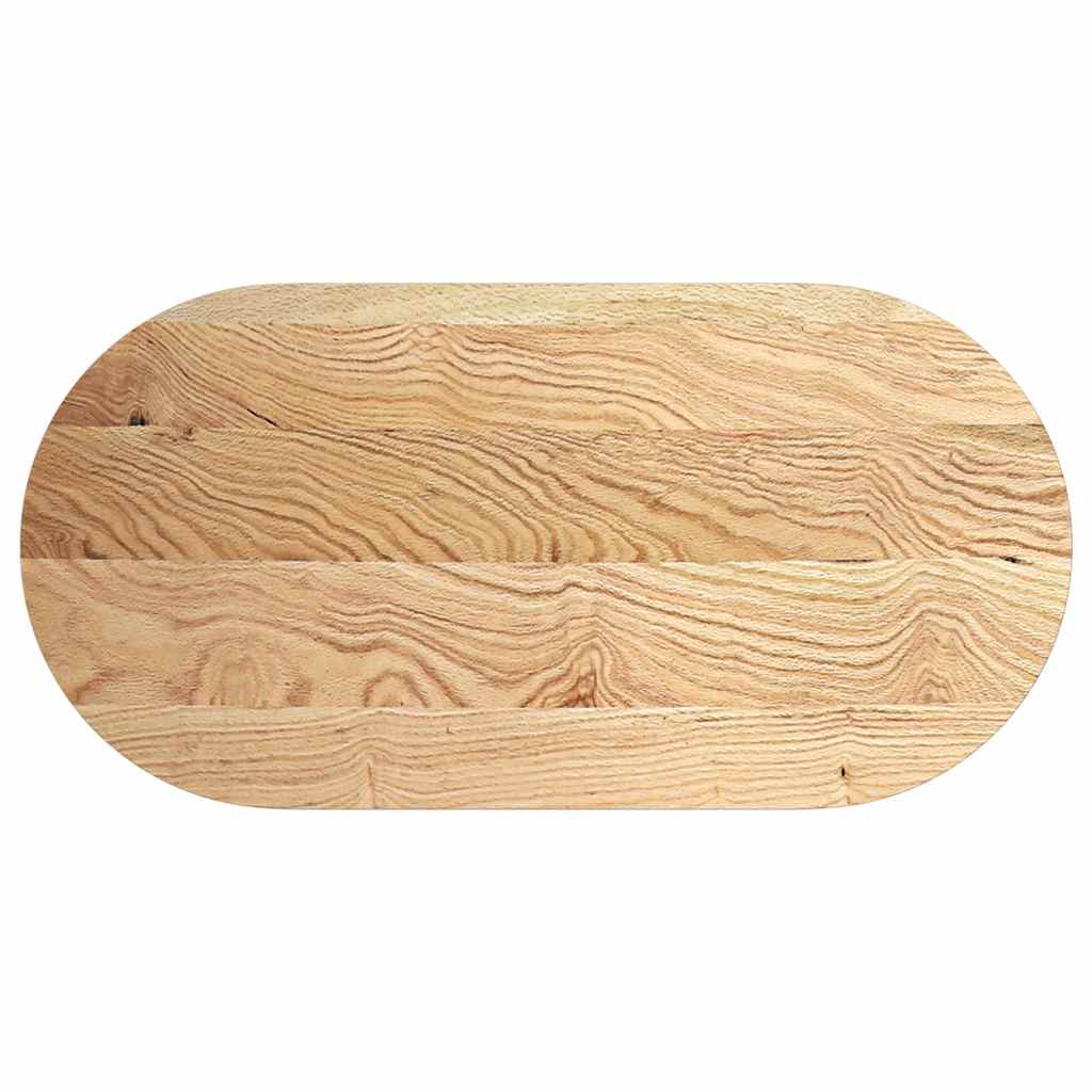 Stolna ploča 120x60x2 cm od ovalna masivna hrastovina