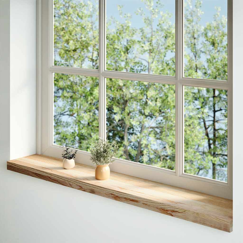 Prozorske klupice 2 kom 120x20x2 cm netretirane masivne hrast