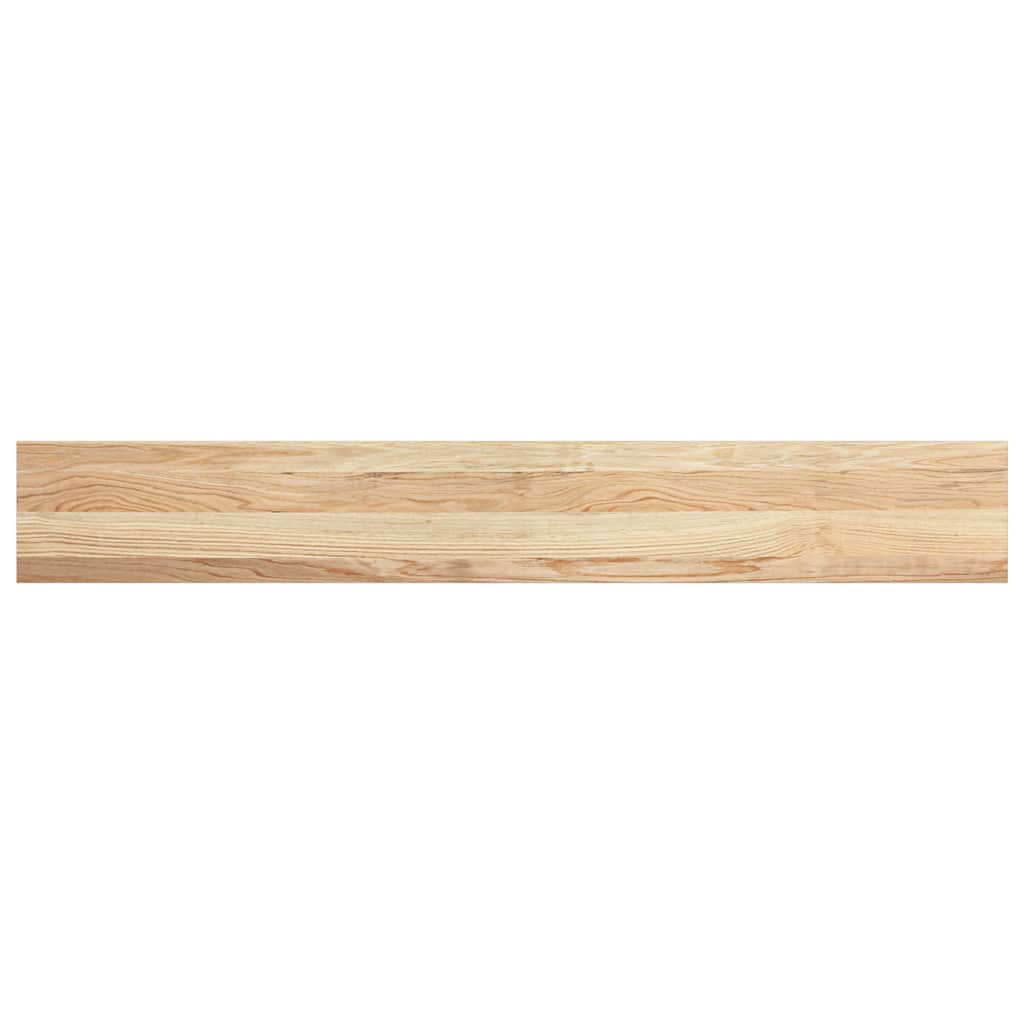 Prozorske klupice 2 kom 140x20x2 cm netretirane masivne hrast