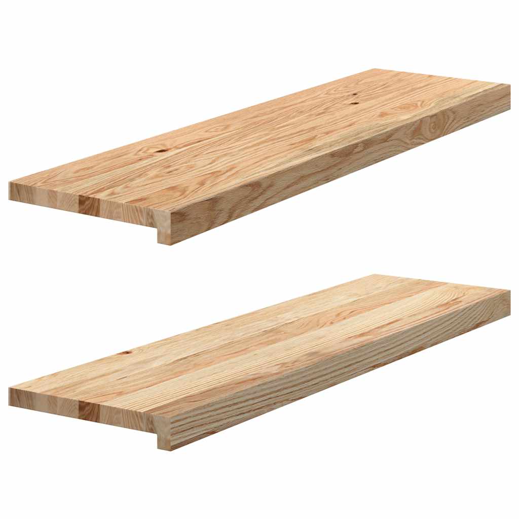 Prozorske klupice 2 kom 90x25x2 cm netretirane masivne hrast