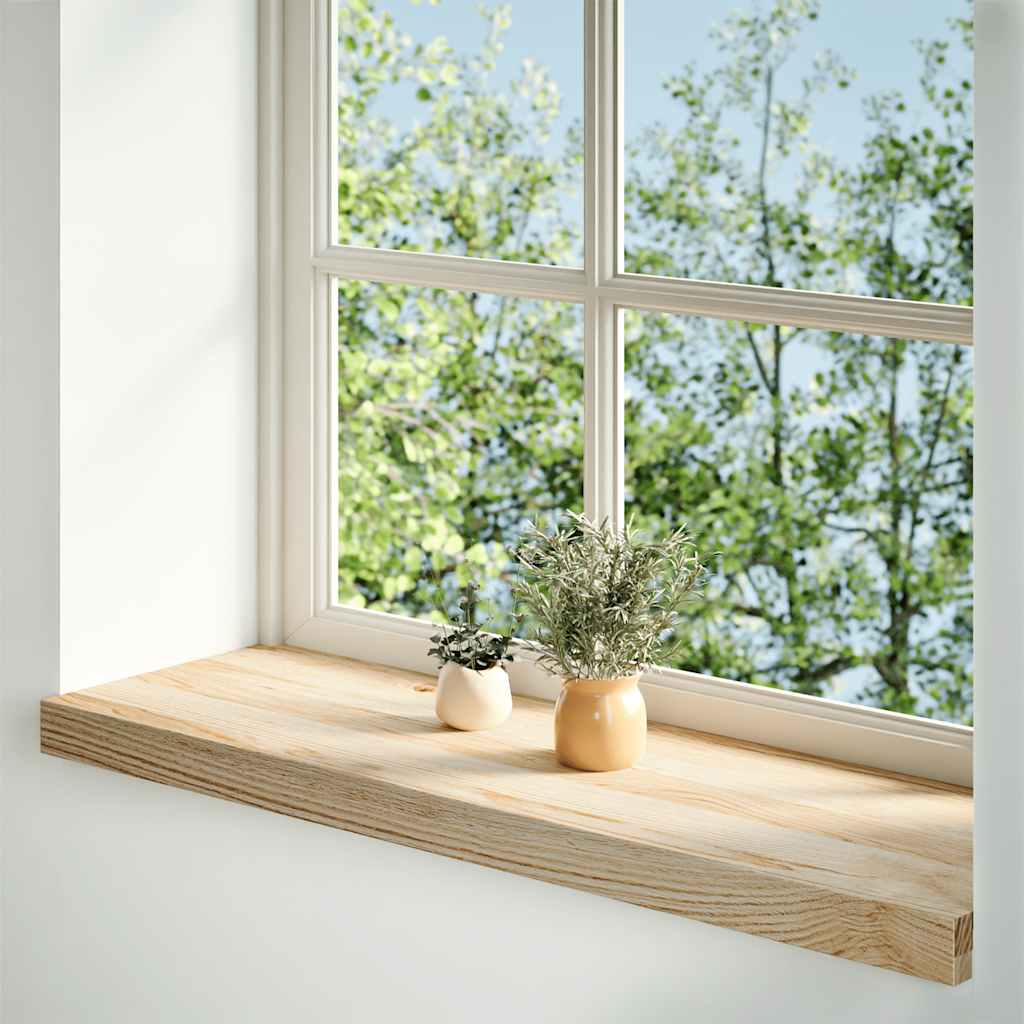 Prozorske klupice 2 kom 90x25x2 cm netretirane masivne hrast