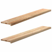 Prozorske klupice 2 kom 160x25x2 cm netretirane masivne hrast
