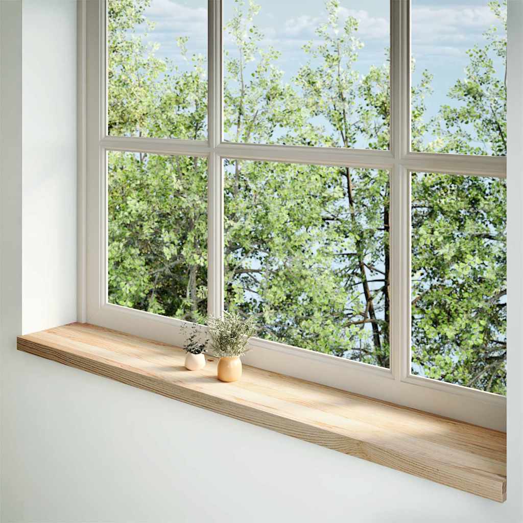 Prozorske klupice 2 kom 160x25x2 cm netretirane masivne hrast