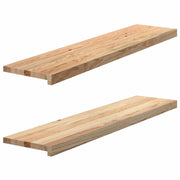 Prozorske klupice 2 kom 110x30x2 cm netretirane masivne hrast