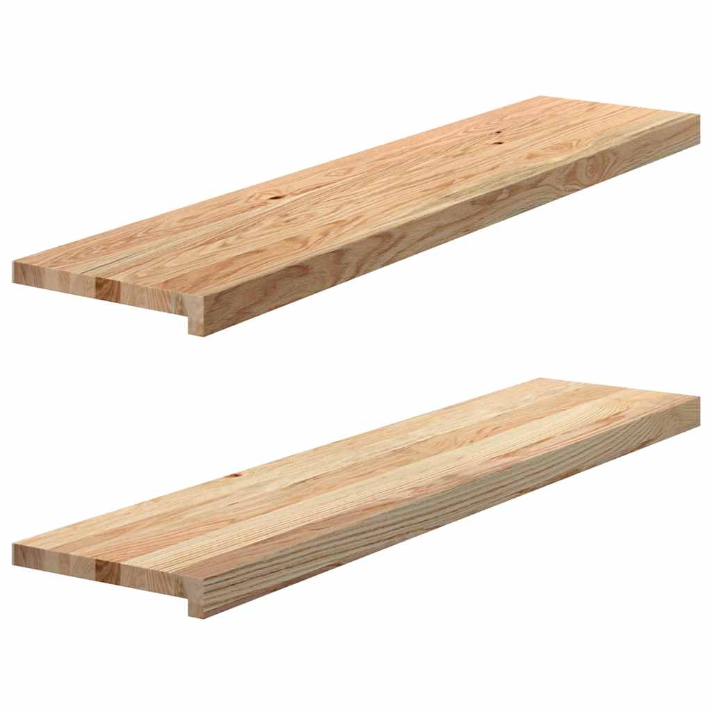 Prozorske klupice 2 kom 110x30x2 cm netretirane masivne hrast