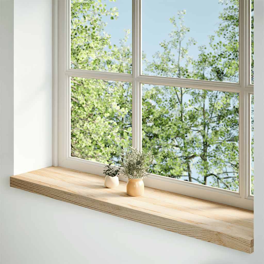 Prozorske klupice 2 kom 110x30x2 cm netretirane masivne hrast