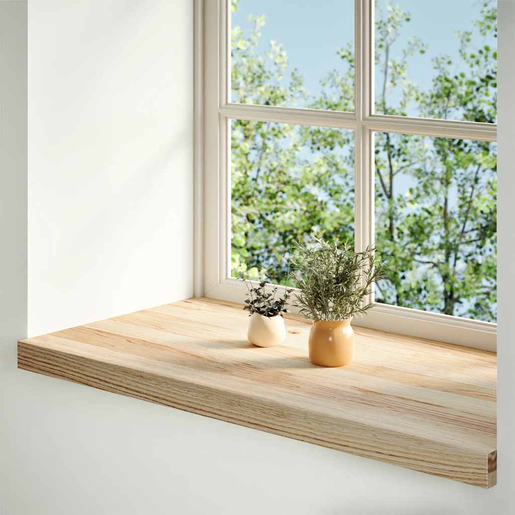 Prozorske klupice 2 kom 70x40x2 cm netretirane masivne hrast