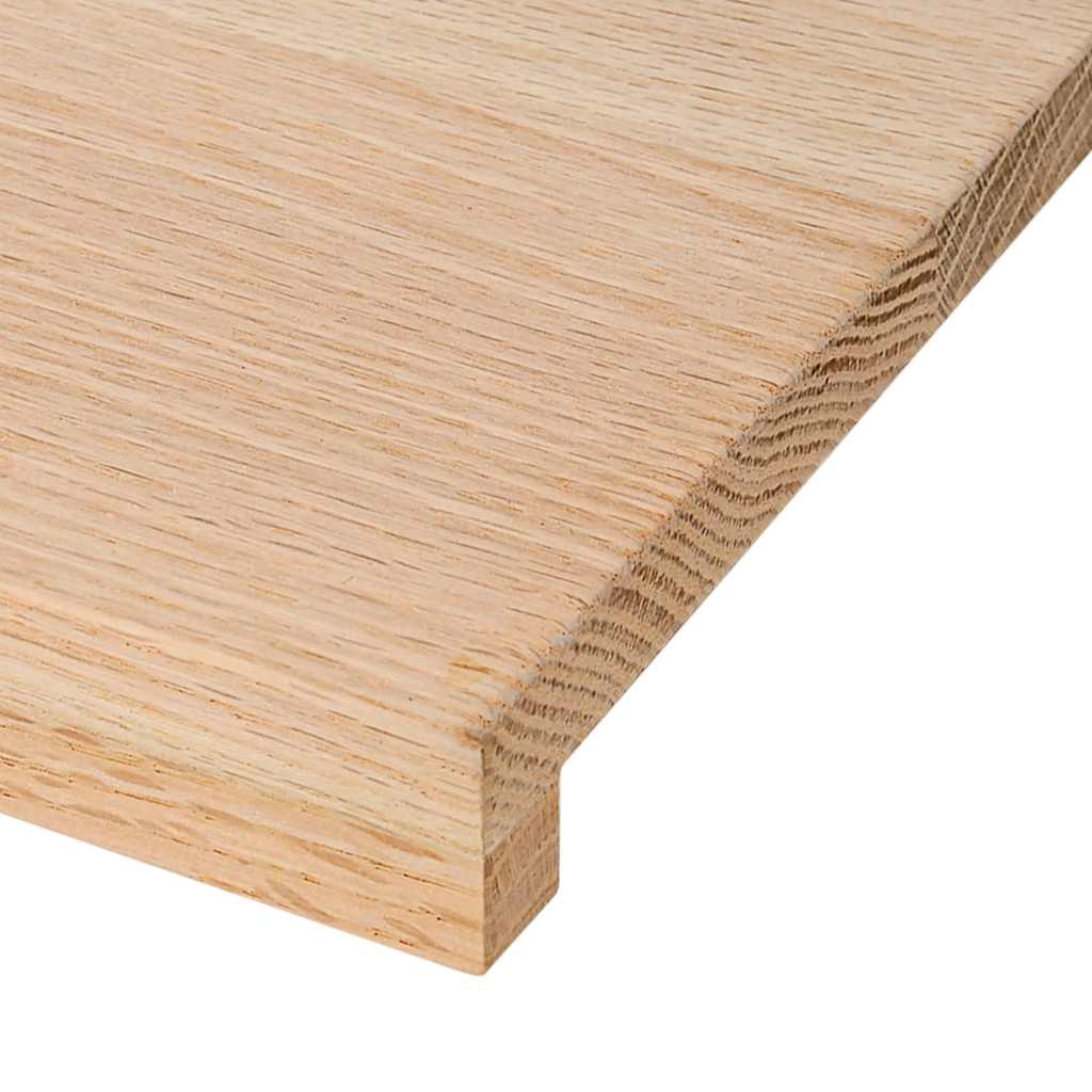 Prozorske klupice 2 kom 90x40x2 cm netretirane masivne hrast