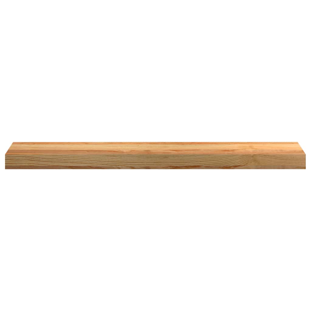 Prozorske klupice 2 kom svijetlosmeđe 80x15x2 cm masivne hrast