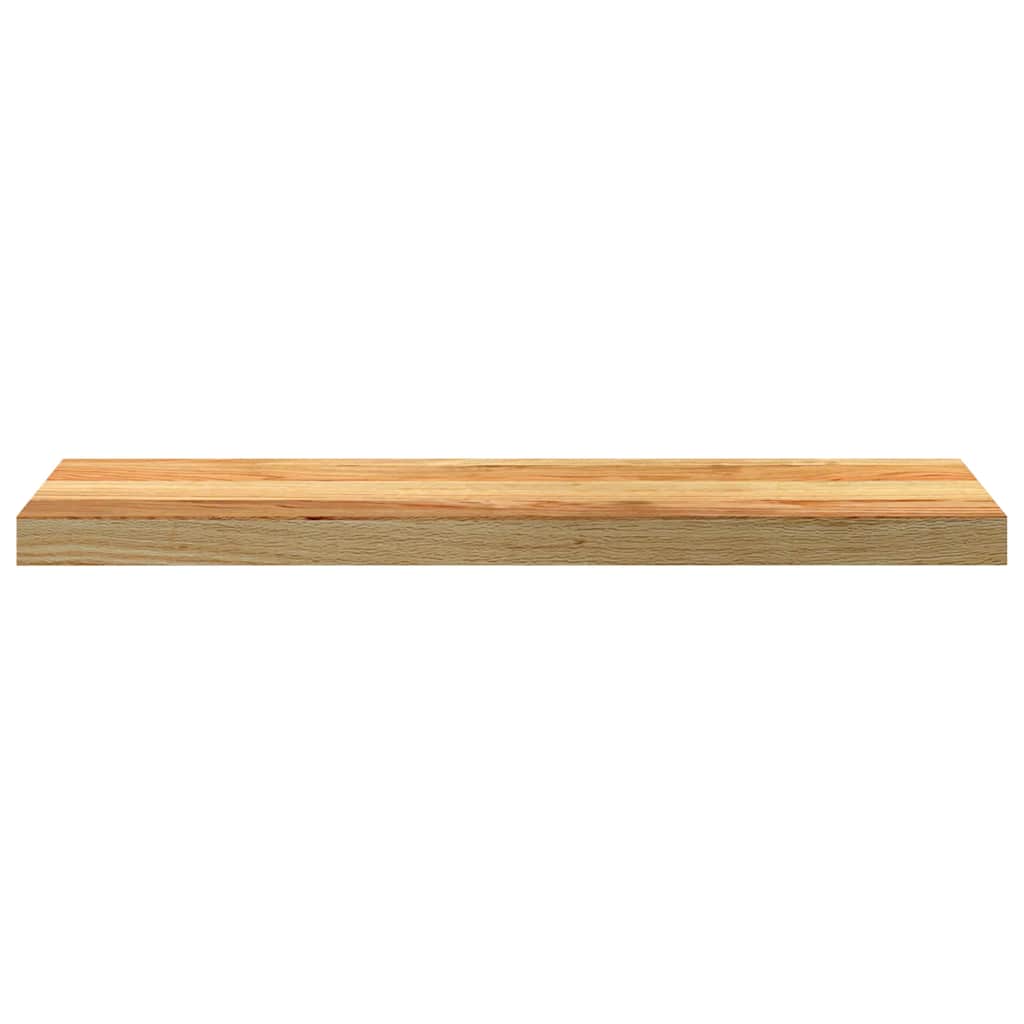 Prozorske klupice 2 kom svijetlosmeđe 80x20x2 cm masivne hrast