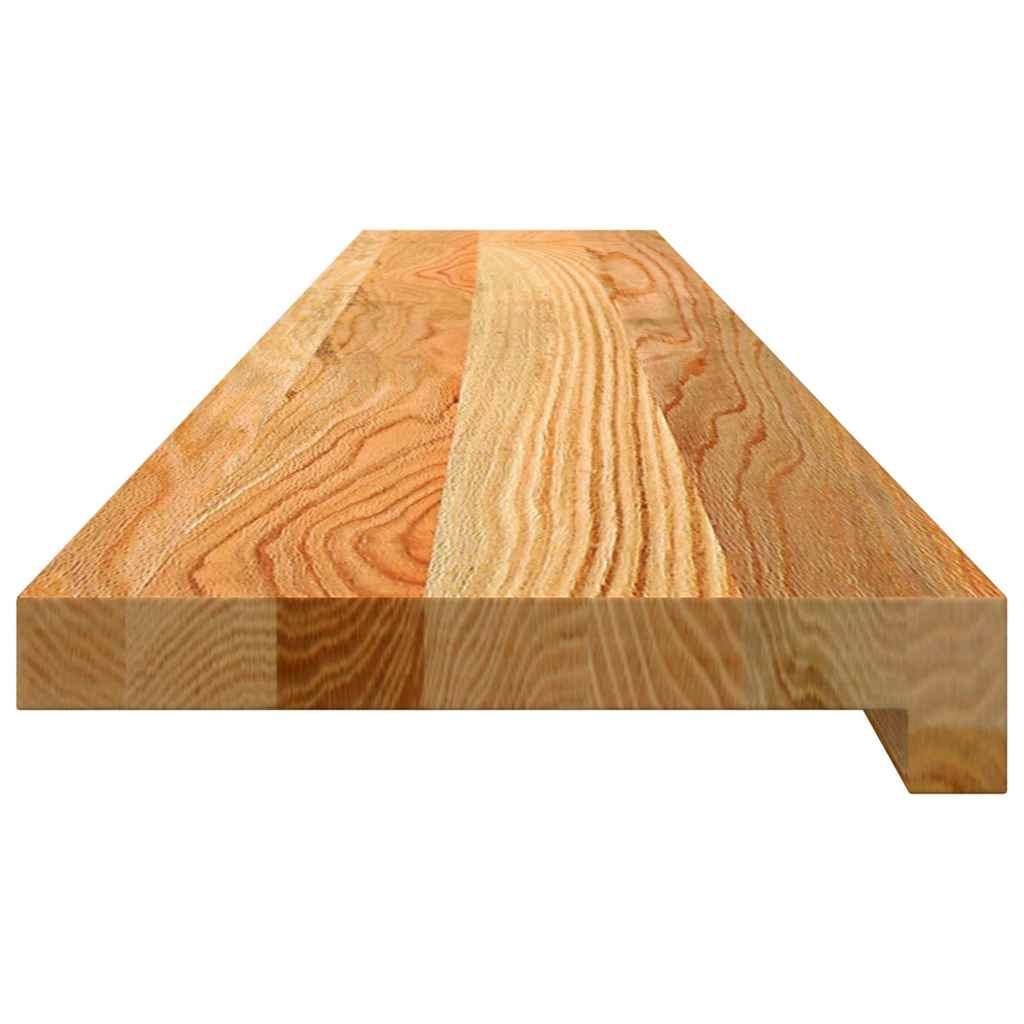 Prozorske klupice 2 kom svijetlosmeđe 120x20x2 cm masivne hrast