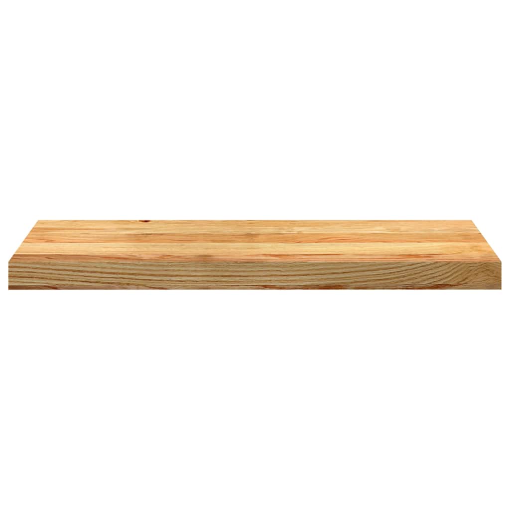 Prozorske klupice 2 kom svijetlosmeđe 70x25x2 cm masivne hrast