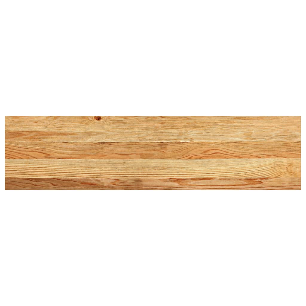 Prozorske klupice 2 kom svijetlosmeđe 100x25x2 cm masivne hrast